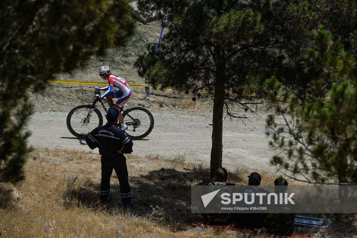 1st European Games. Cycling Mountainbike. Women's cross-country