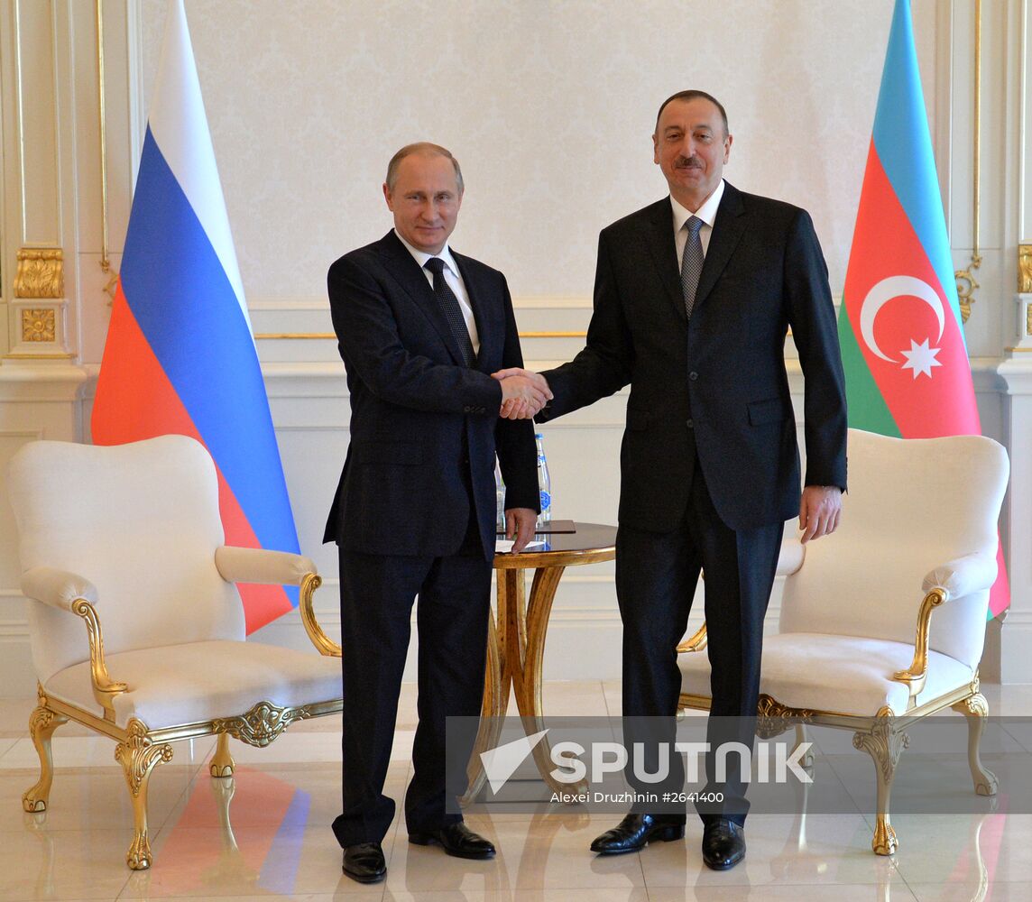 Russian President Vladimir Putin's working visit to Azerbaijan. Day two
