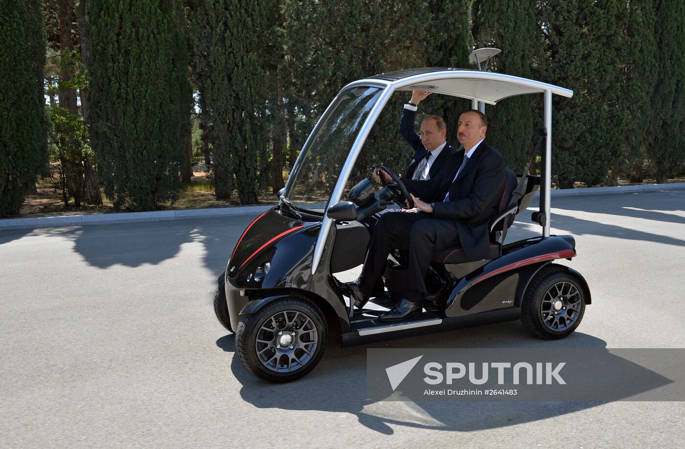 Vladimir Putin visits Azerbaijan. Day 2