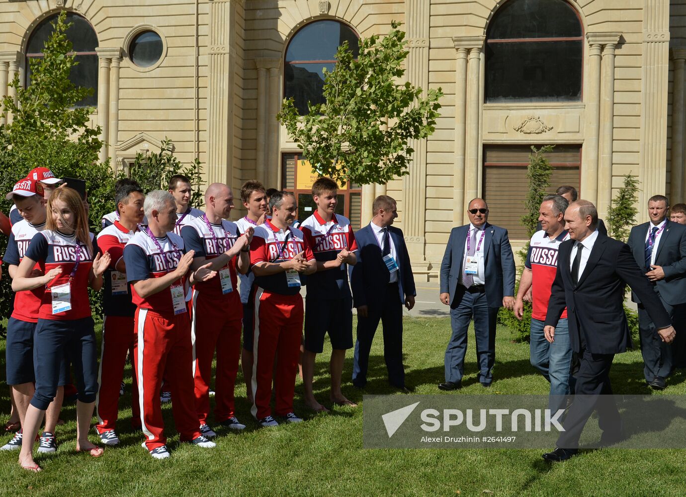Vladimir Putin visits Azerbaijan. Day 2