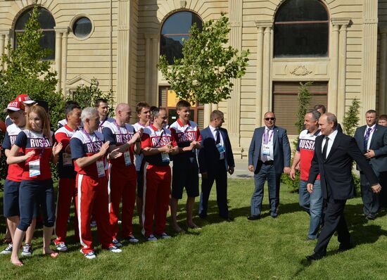 Vladimir Putin visits Azerbaijan. Day 2