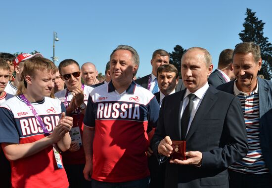 Vladimir Putin visits Azerbaijan. Day 2