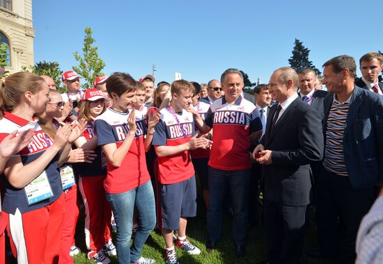 Vladimir Putin visits Azerbaijan. Day 2