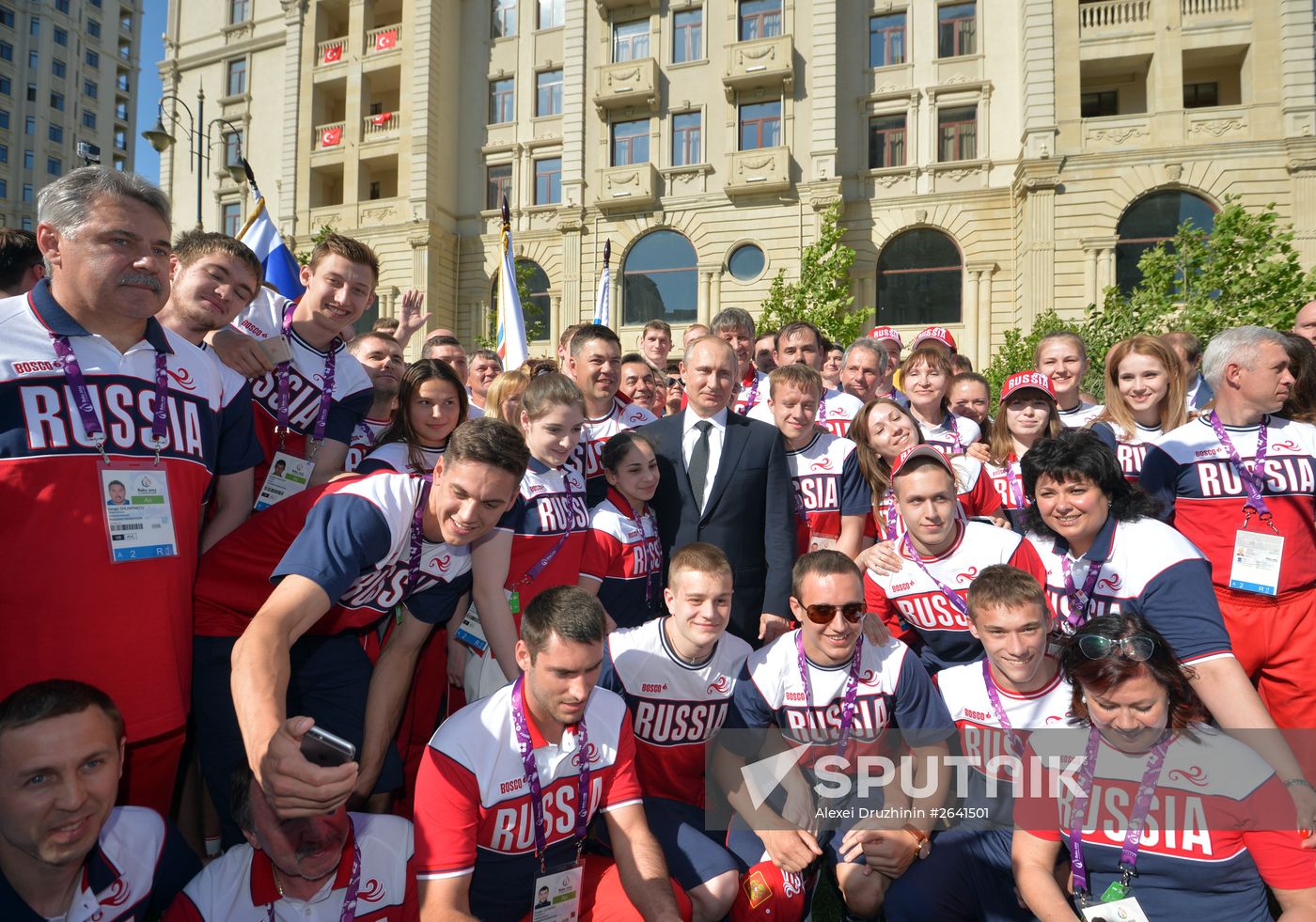 Vladimir Putin visits Azerbaijan. Day 2
