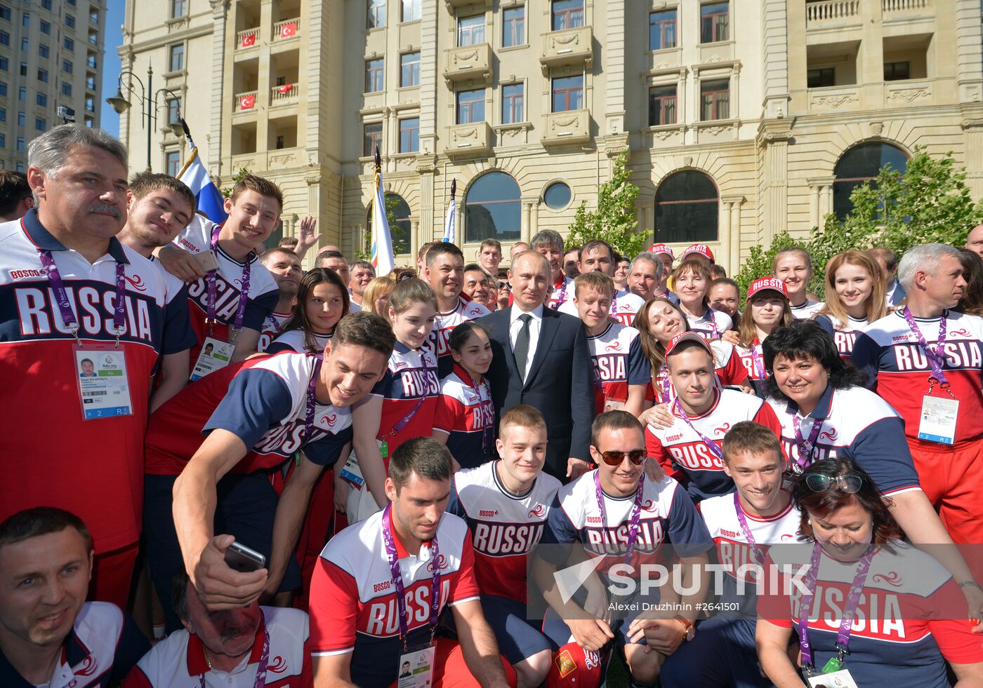 Vladimir Putin visits Azerbaijan. Day 2