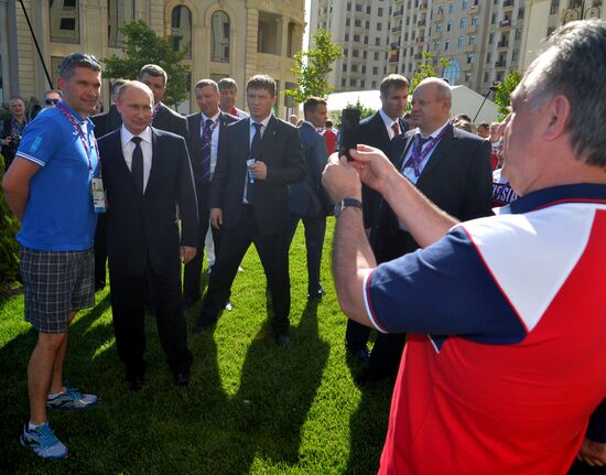 Vladimir Putin visits Azerbaijan. Day 2