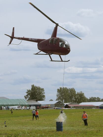 Second gathering of helicopter sports enthusiasts "Vertoslet"