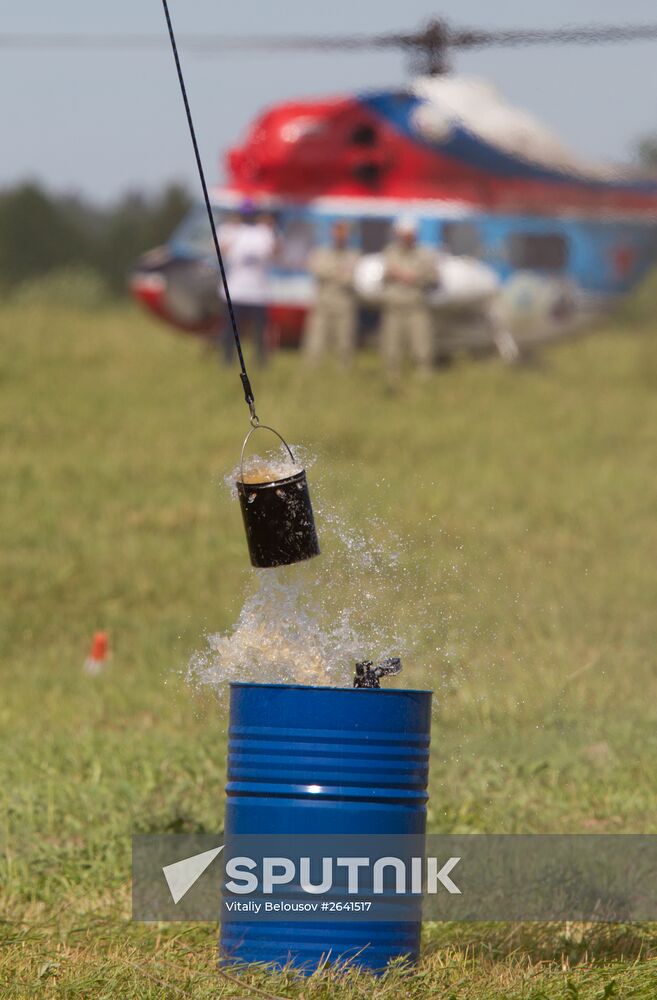 Second gathering of helicopter sports enthusiasts "Vertoslet"