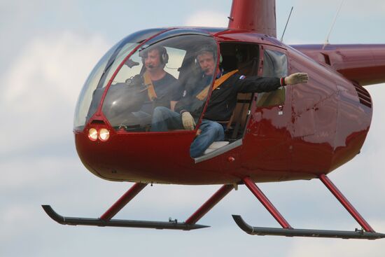 Second gathering of helicopter sports enthusiasts "Vertoslet"