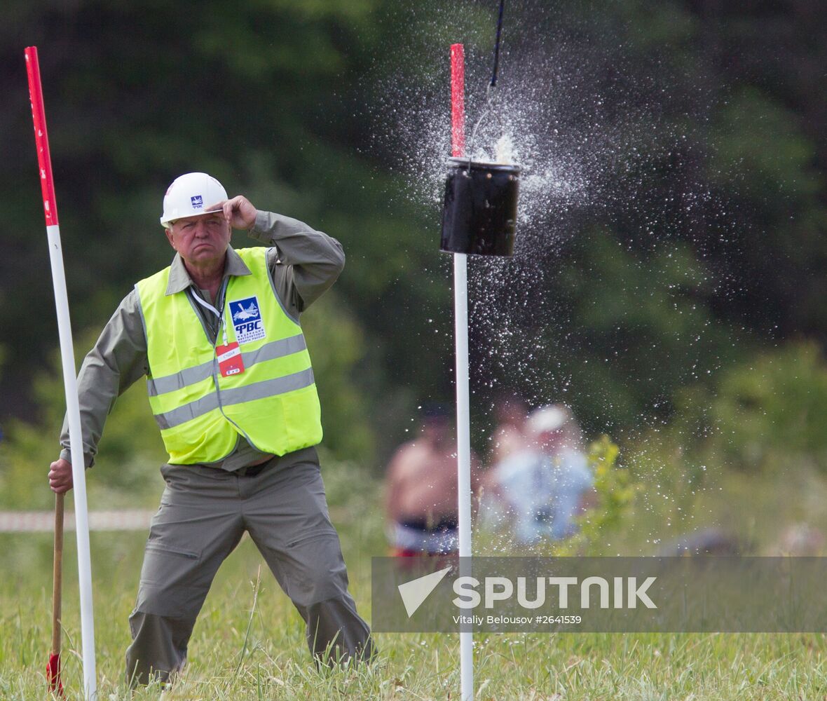 Second gathering of helicopter sports enthusiasts "Vertoslet"