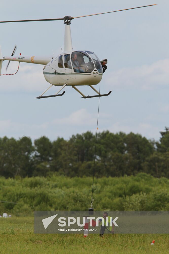 Second gathering of helicopter sports enthusiasts "Vertoslet"