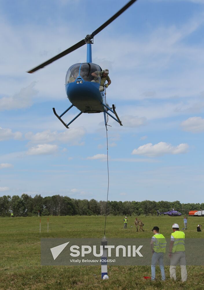 Second gathering of helicopter sports enthusiasts "Vertoslet"