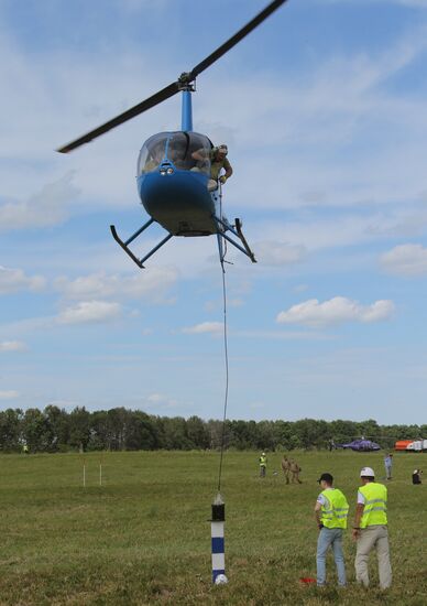 Second gathering of helicopter sports enthusiasts "Vertoslet"