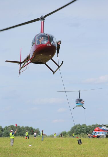 Second gathering of helicopter sports enthusiasts "Vertoslet"