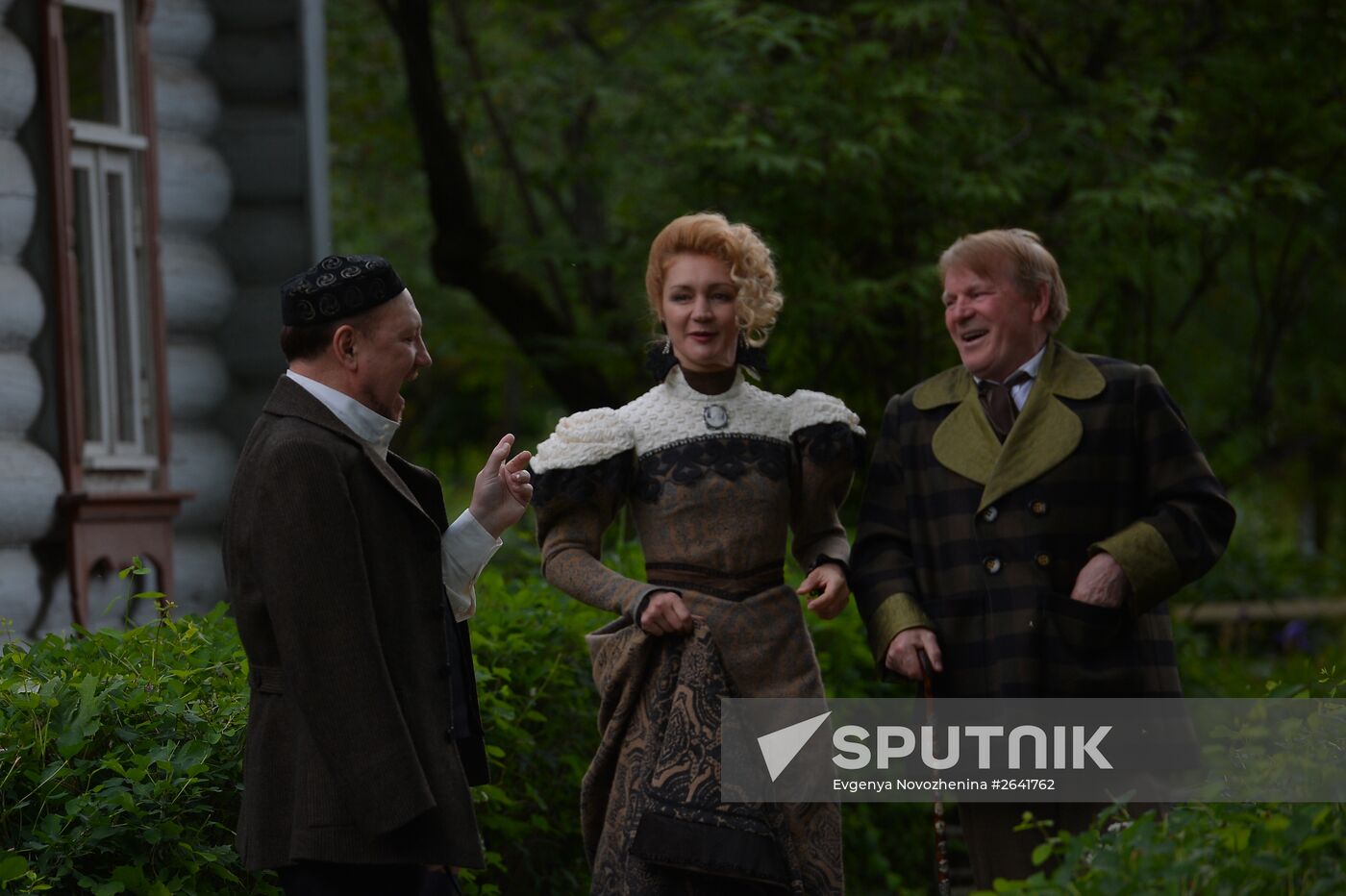 Open-air theater at the Chekhov reserve museum in Melikhovo