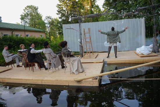 Open-air theater at the Chekhov reserve museum in Melikhovo