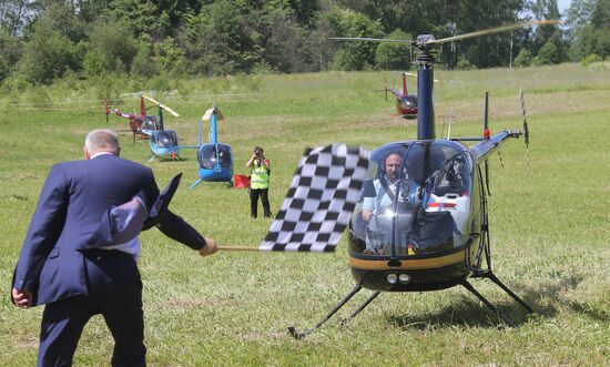 Second gathering of helicopter sports enthusiasts "Vertoslet"