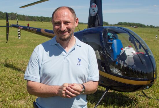 Second gathering of helicopter sports enthusiasts "Vertoslet"