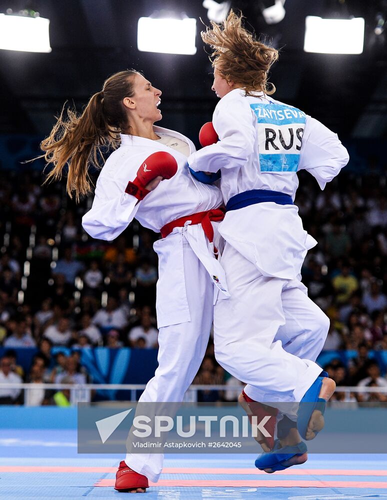2015 European Games. Karate. Day Two