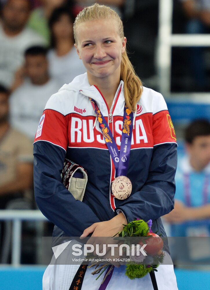 2015 European Games. Karate. Day Two