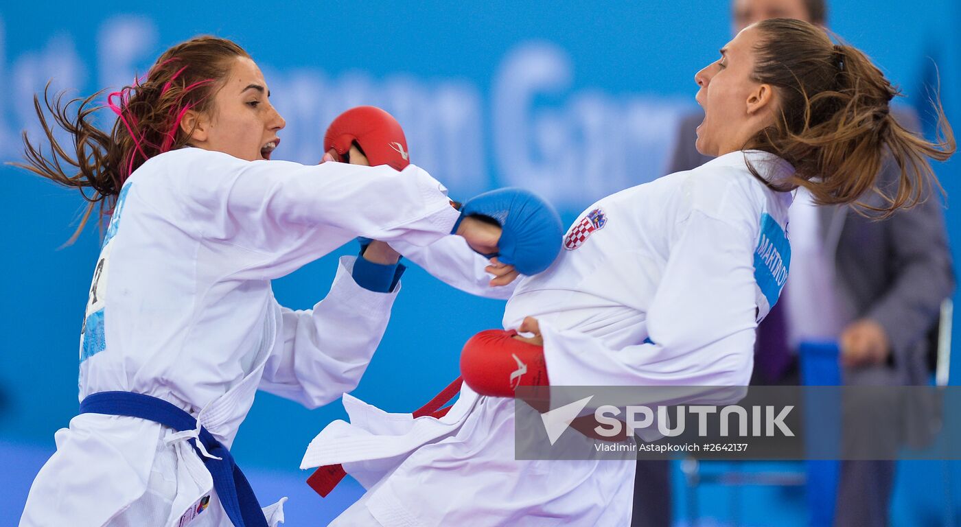 2015 European Games. Karate. Day Two