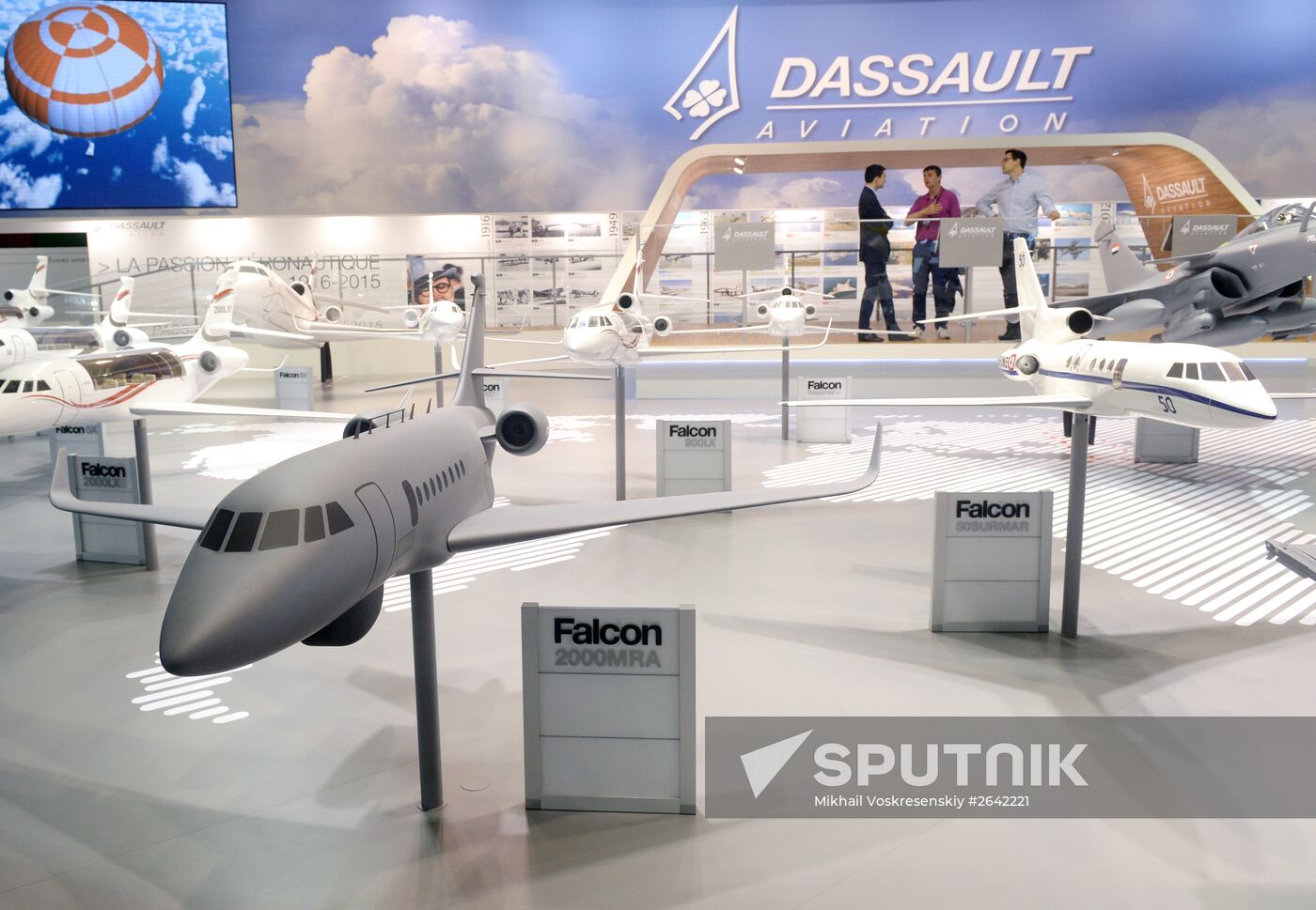 Preparations for the opening of Paris Air Show Le Bourget 2015