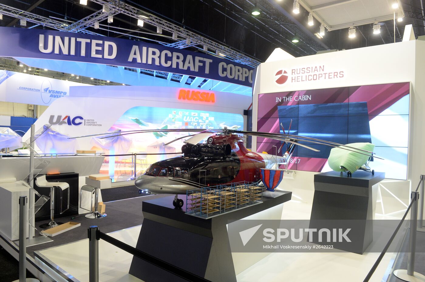 Preparations for the opening of Paris Air Show Le Bourget 2015