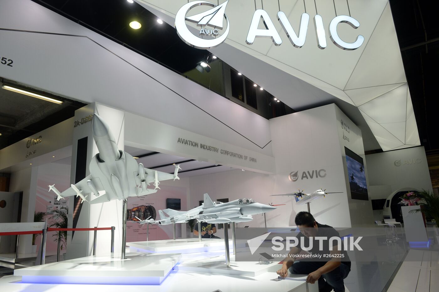 Preparations for the opening of Paris Air Show Le Bourget 2015