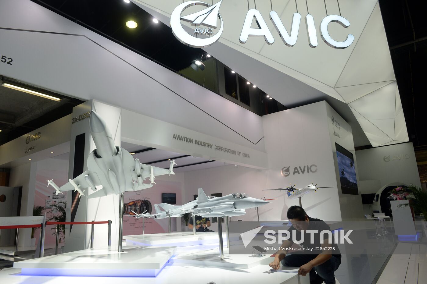 Preparations for the opening of Paris Air Show Le Bourget 2015