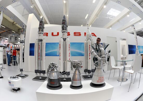 Preparations for the opening of Paris Air Show Le Bourget 2015