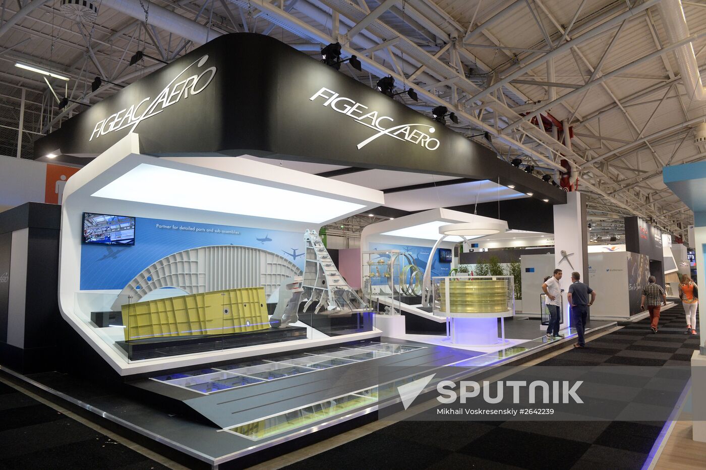 Preparations for the opening of Paris Air Show Le Bourget 2015