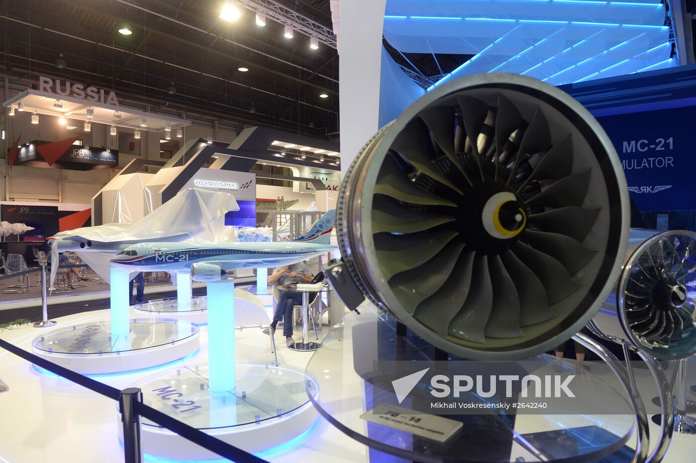 Preparations for the opening of Paris Air Show Le Bourget 2015