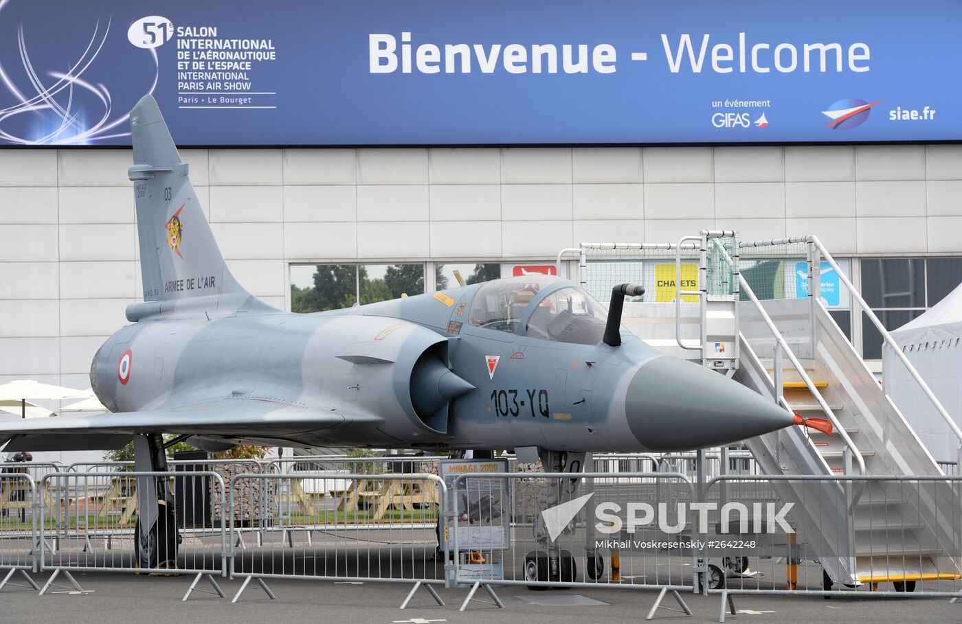 Preparations for the opening of Paris Air Show Le Bourget 2015