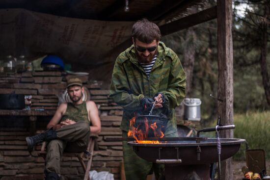 Self-defense forces in Maryinka, Donetsk Region