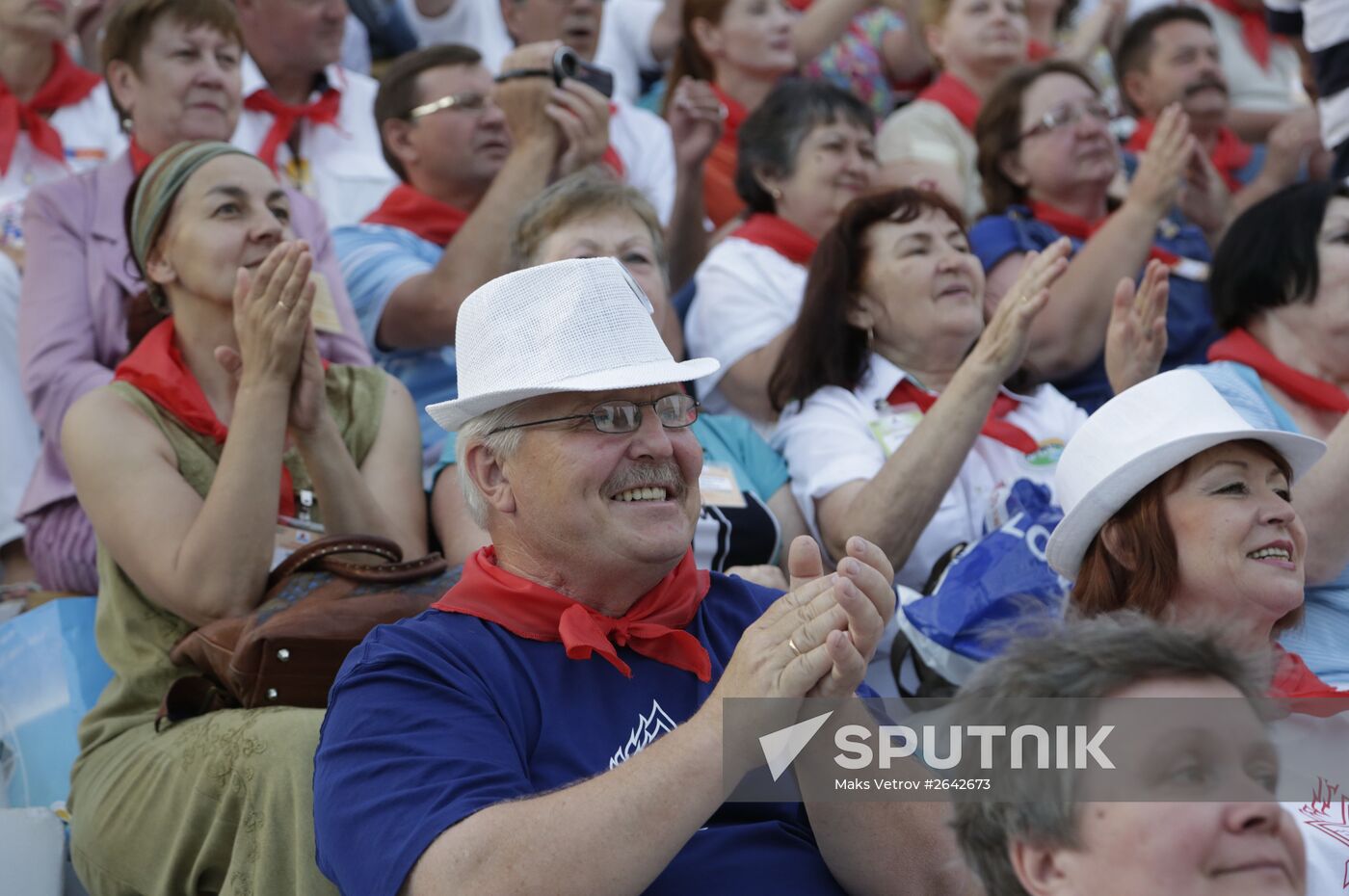 Roll Call Generations in Artek summer camp, Crimea