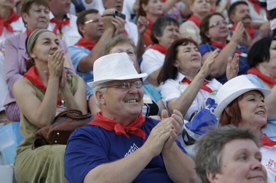 Roll Call Generations in Artek summer camp, Crimea