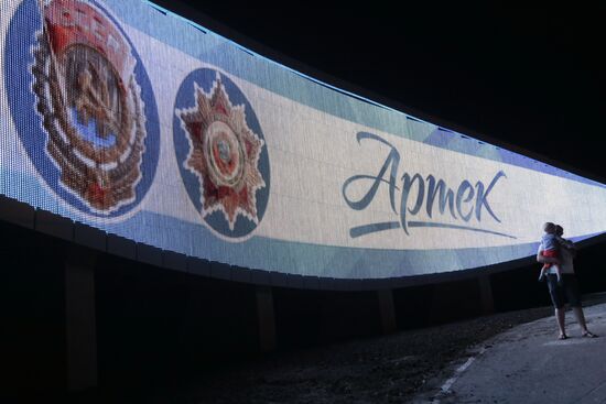 Roll Call Generations in Artek summer camp, Crimea