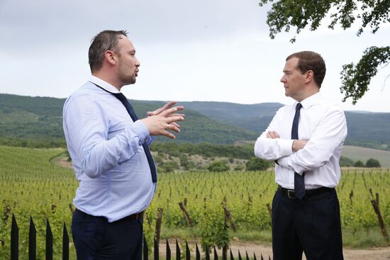 Russian Prime Minister Dmitry Medvedev's working visit to Crimean Federal District