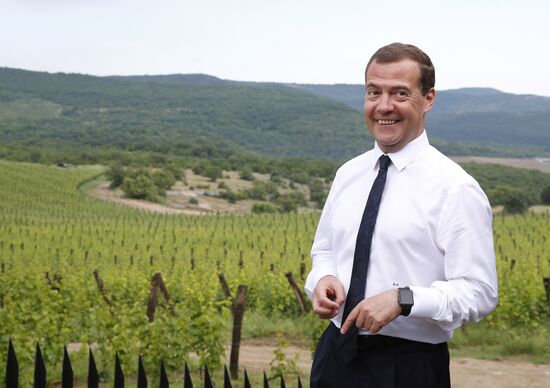 Russian Prime Minister Dmitry Medvedev's working visit to Crimean Federal District
