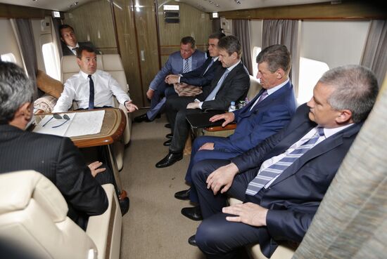 Russian Prime Minister Dmitry Medvedev's working visit to Crimean Federal District