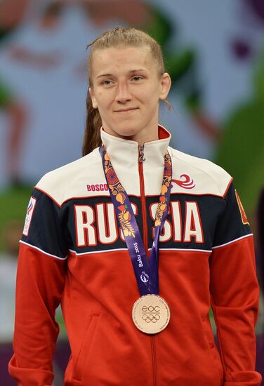 The 1st European Games. Women's Freestyle Wrestling. Day 1