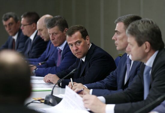 Russian Prime Minister Dmitry Medvedev's working visit to Crimean Federal District