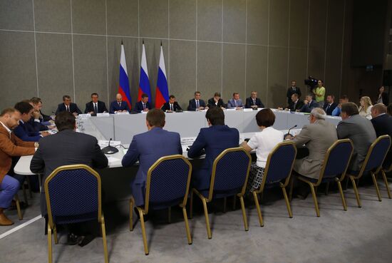 Russian Prime Minister Dmitry Medvedev's working visit to Crimean Federal District
