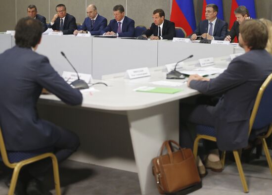 Russian Prime Minister Dmitry Medvedev's working visit to Crimean Federal District