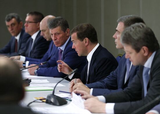Russian Prime Minister Dmitry Medvedev's working visit to Crimean Federal District