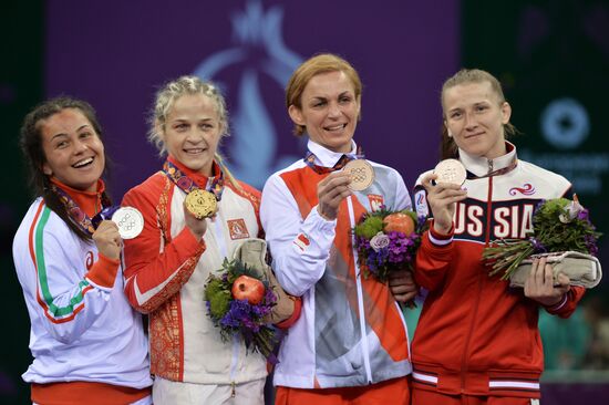 The 1st European Games. Women's Freestyle Wrestling. Day 1