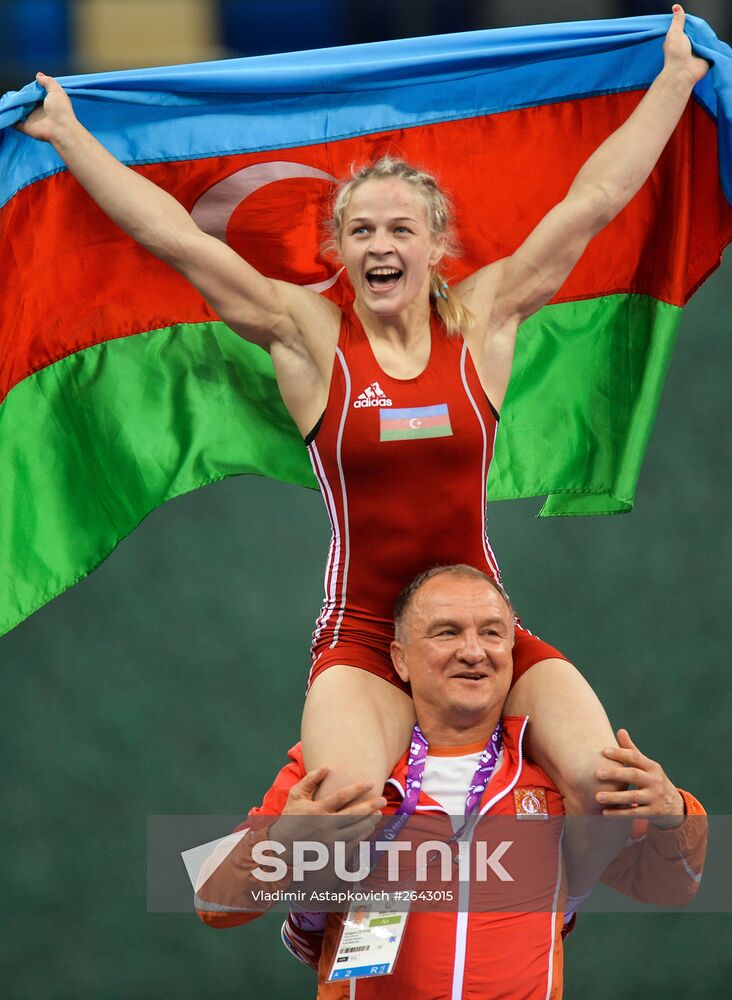 The 1st European Games. Women's Freestyle Wrestling. Day 1
