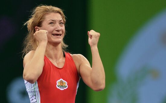 The 1st European Games. Women's Freestyle Wrestling. Day 1
