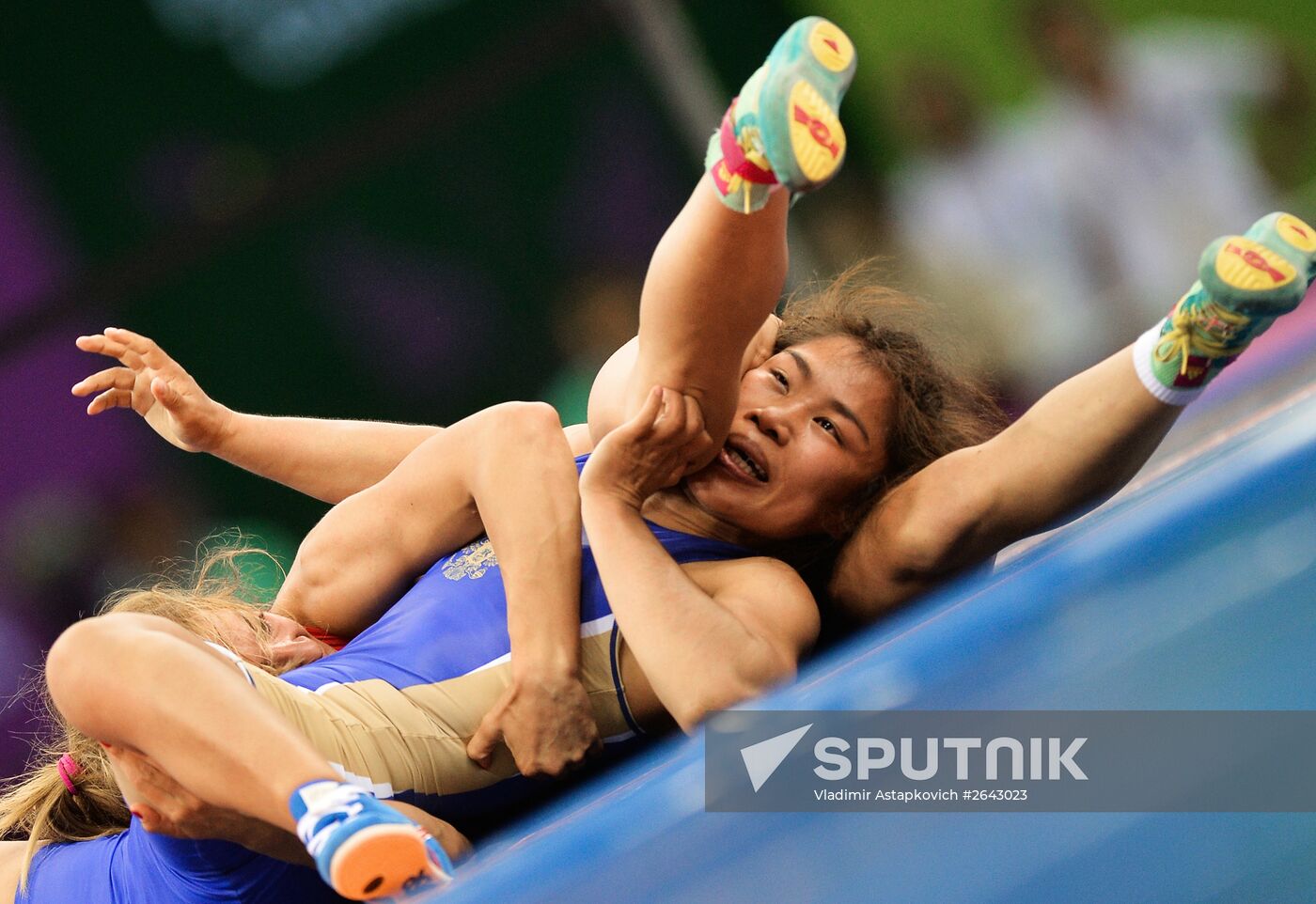 The 1st European Games. Women's Freestyle Wrestling. Day 1