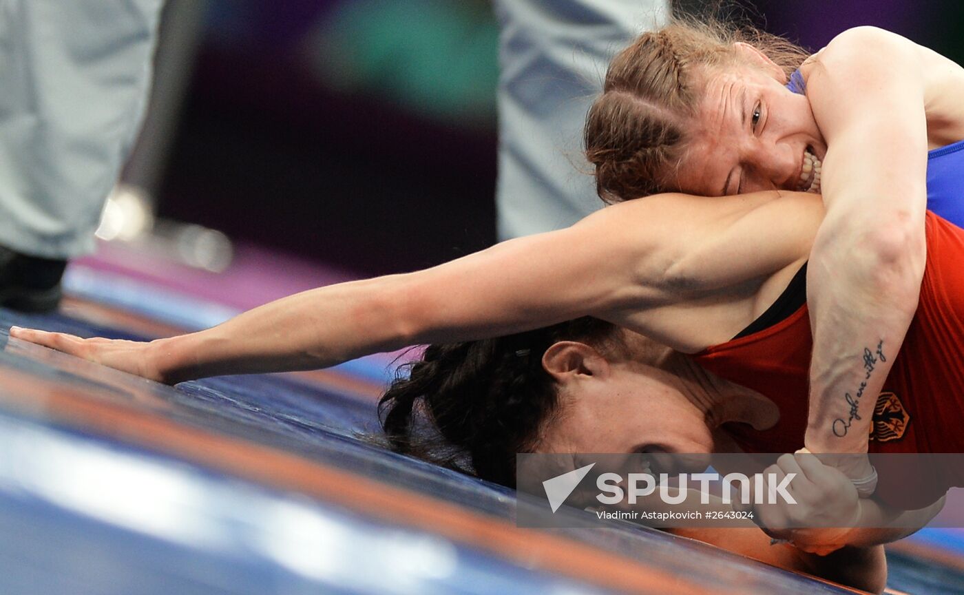 The 1st European Games. Women's Freestyle Wrestling. Day 1